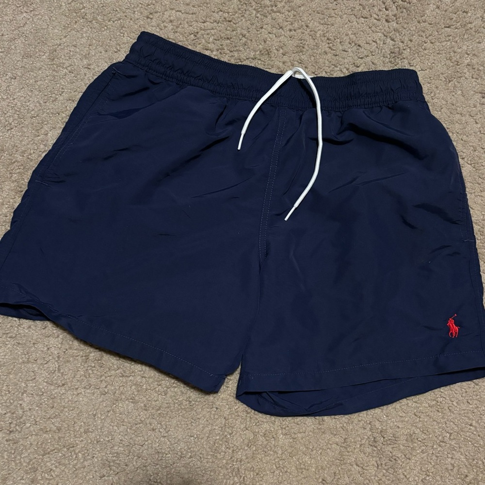 Navy Polo Ralph Lauren Bathing Suit